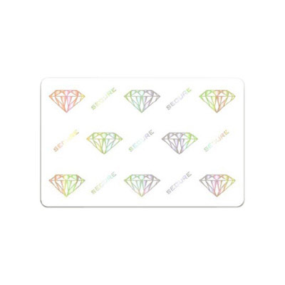 Zebra Premier Plus Security Cards - Diamond Hologram