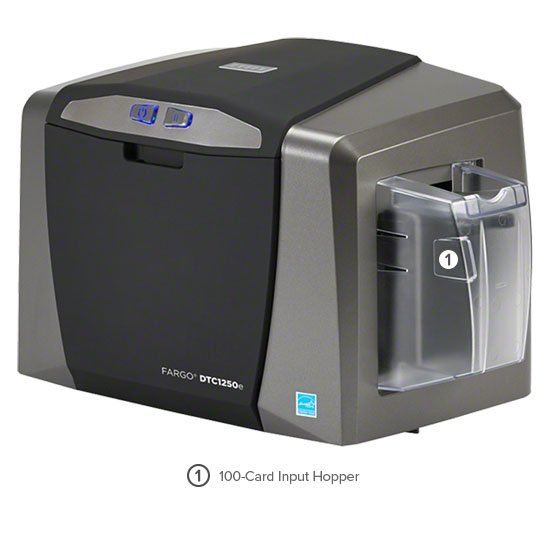 Fargo DTC1250e ID Card Printer - Single-Sided