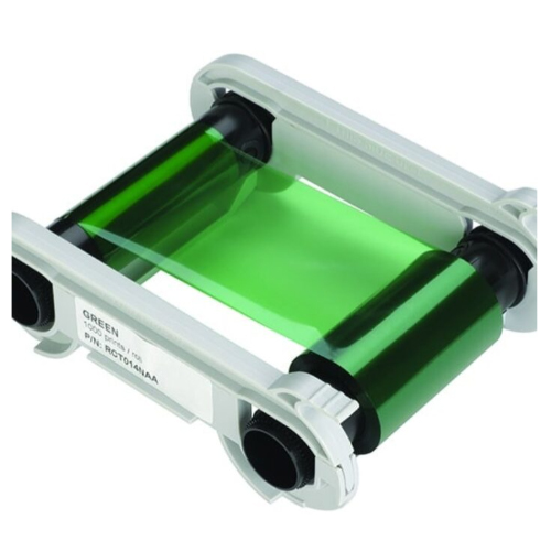 Evolis RCT214NAAA Color Ribbon - GREEN Monochrome Ribbon