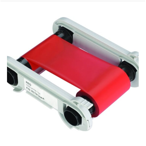 Evolis RCT213NAAA Color Ribbon - RED Monochrome Ribbon